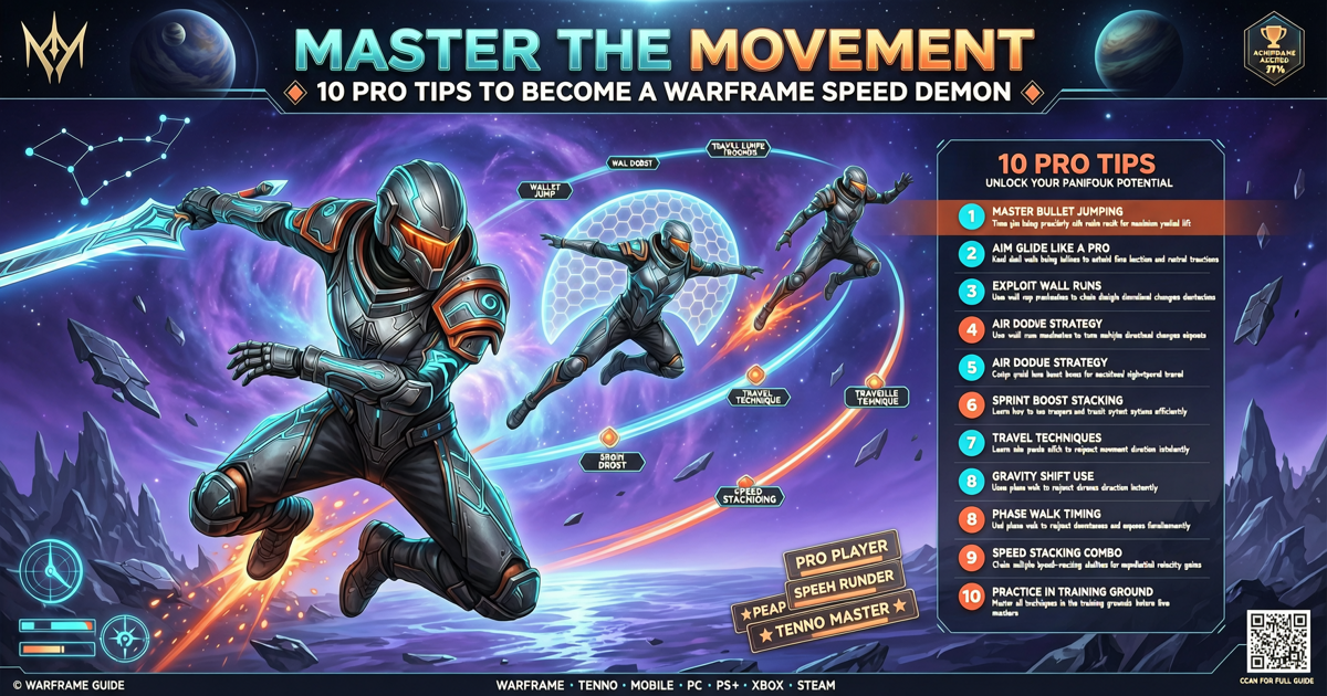 Master the Movement: 10 Pro Tips to Become a Warframe Speed Demon
