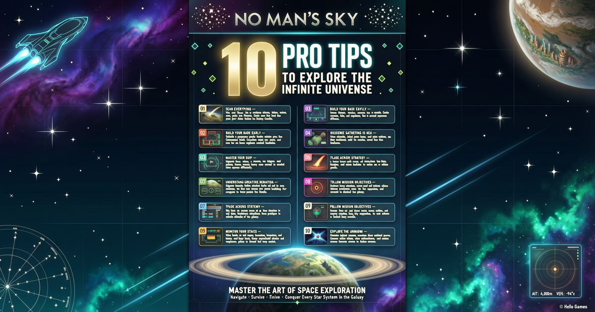 10 Pro Tips to Explore the Infinite Universe in No Man's Sky