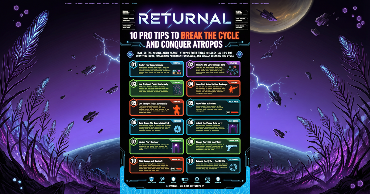 Returnal: 10 Pro Tips to Break the Cycle and Conquer Atropos