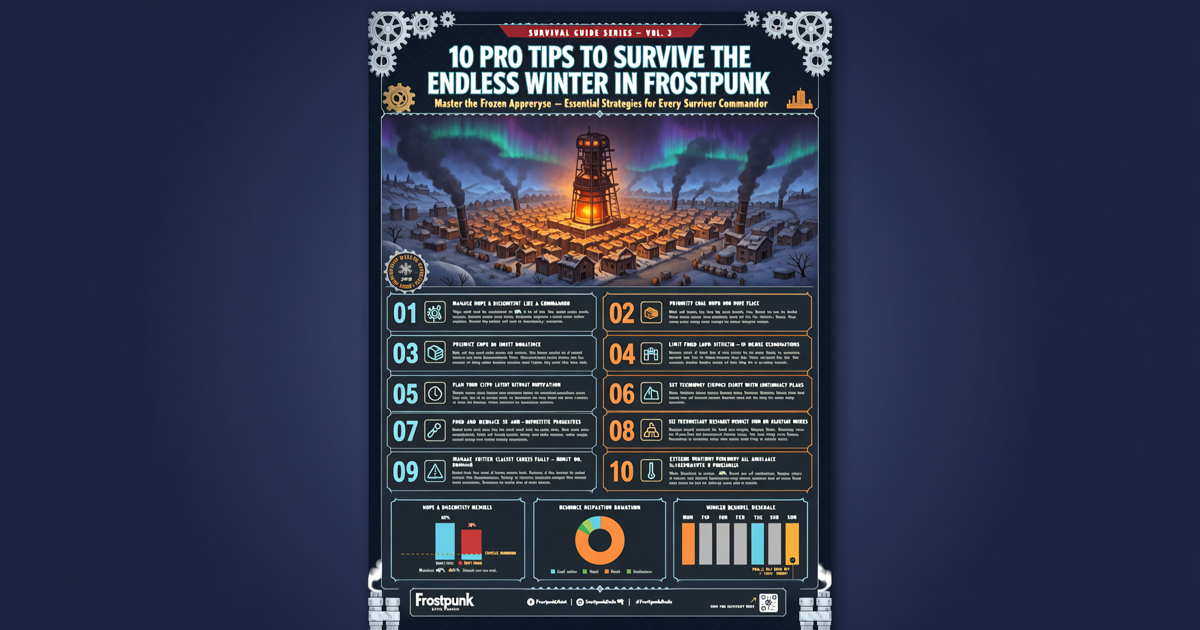 10 Pro Tips to Survive the Endless Winter in Frostpunk