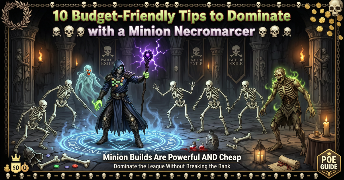 Path of Exile: 10 Budget-Friendly Tips to Dominate with a Minion Necromancer
