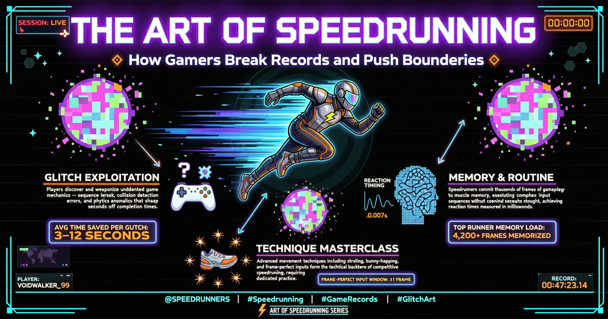 The Art of Speedrunning: How Gamers Break Records and Push Boundaries