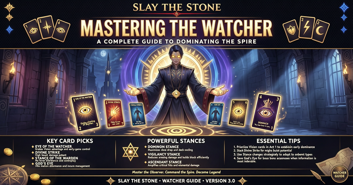 Slay the Spire: Mastering the Watcher – A Complete Guide