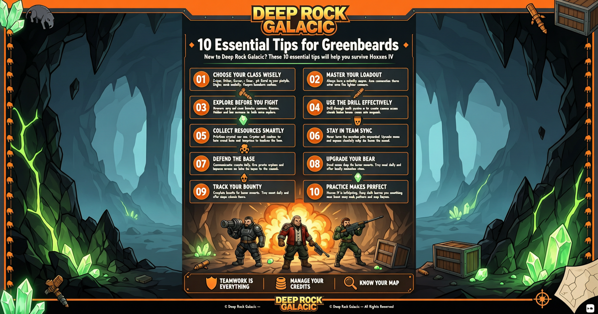 Deep Rock Galactic: 10 Essential Tips for Greenbeards