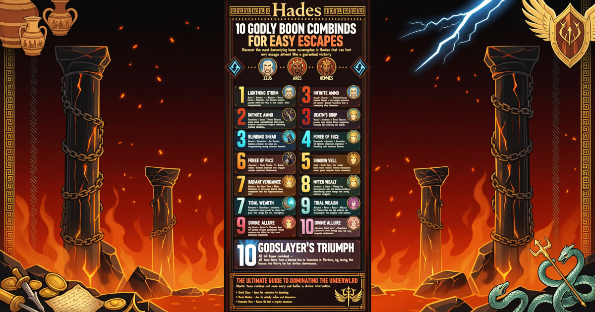 Hades: 10 Godly Boon Combos for Easy Escapes