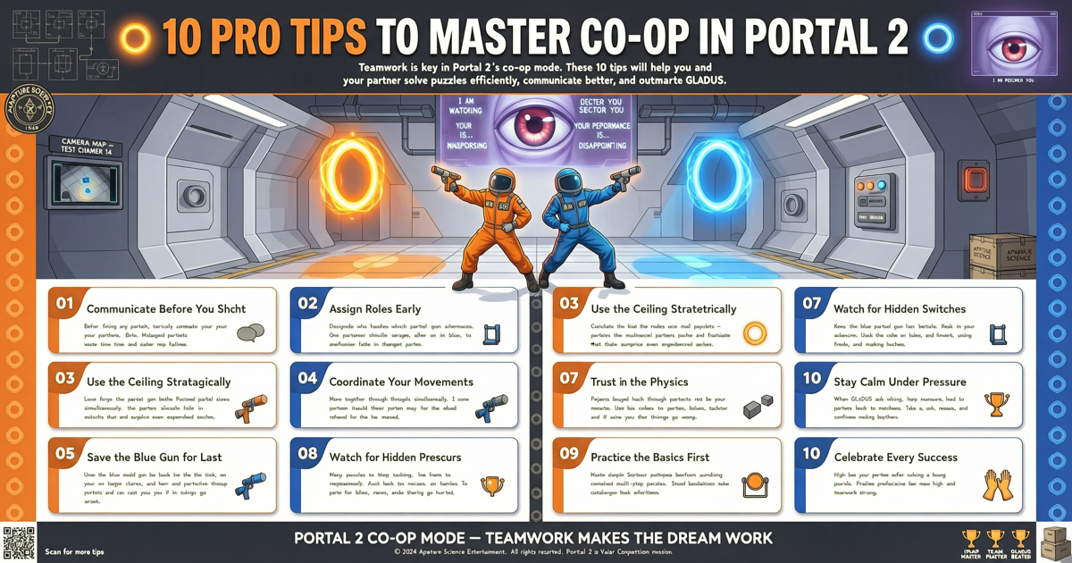 10 Pro Tips to Master Co-op in Portal 2 and Outsmart GLaDOS