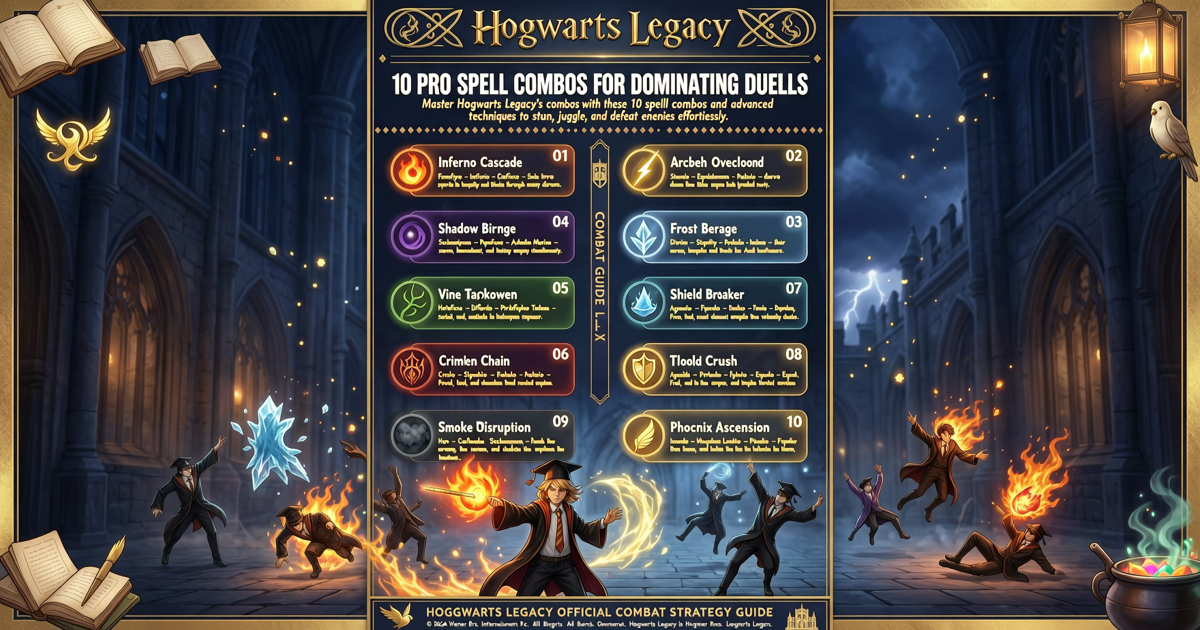 Hogwarts Legacy: 10 Pro Spell Combos for Dominating Duels