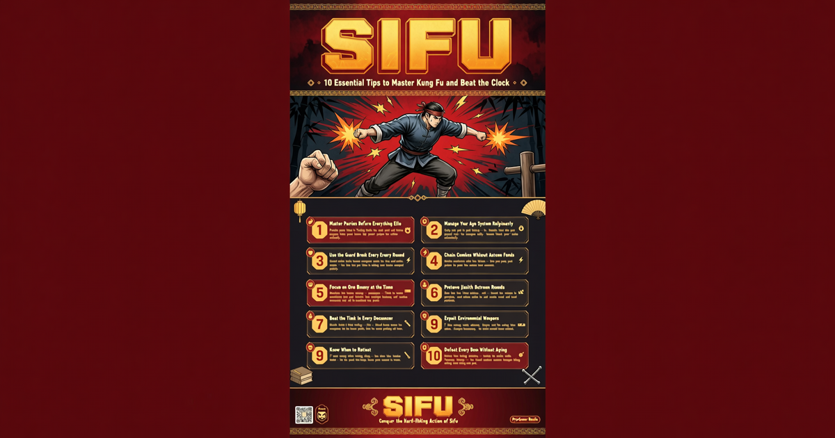 Sifu: 10 Essential Tips to Master Kung Fu and Beat the Clock