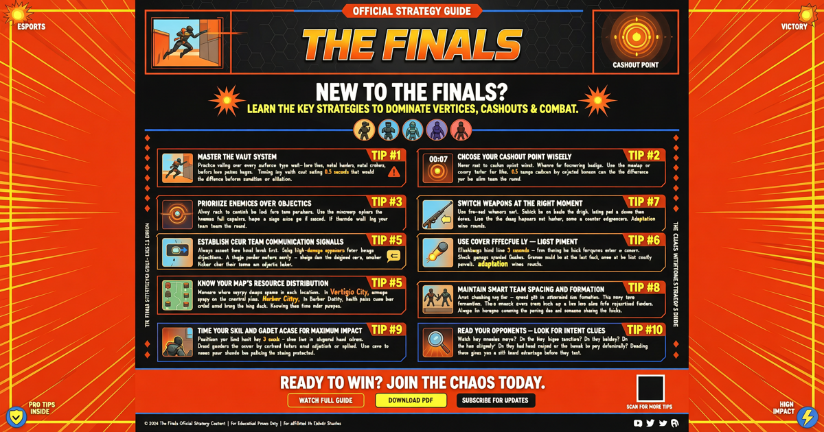 The Finals: 10 Essential Tips for New Contestants to Win Cashouts